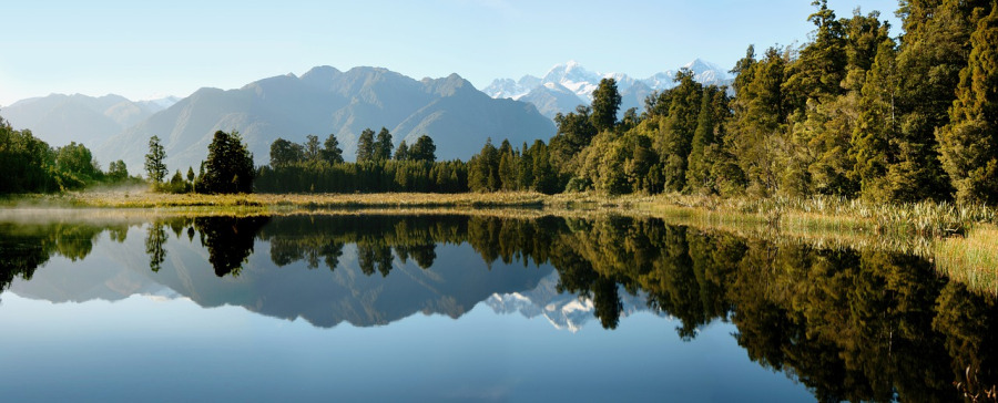 View of the lake